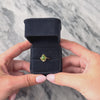 Vintage 14k Yellow Gold 1.37ct Jade Textured Swooping Cabochon Ring - Video showing the piece