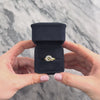 Vintage Italian 18k Yellow Gold Diamond Bold Artistic Freeform Ring - Video showing the piece