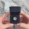 Vintage Large 18k Yellow & White Gold .71cttw Diamond Malachite Incredible Spinning Orbital Ring - Video showing the piece