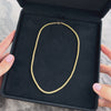 Vintage 14k Yellow Gold 3mm Chic Open Circle Link Chain - Video showing the piece