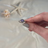 Estate 18K White Gold Tanzanite .25Cttw Diamond Twist Ring - Video showing the piece