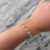 Vintage 10k & 14k Yellow Gold 13.81cttw Moonstone Rope Framed Oval Link Bracelet - Video showing the piece