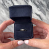 Antique 18k Yellow Gold & Platinum Old Mine Cut Diamond Classic Elegant Trio Ring - Video showing the piece