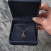Antique Art Nouveau 14k Gold Pale Blue Synthetic Sapphire Pearl Charm / Pendant - Video showing the piece