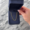 Vintage Italian 18k Yellow Gold 1.5mm Fantastic Wheat Chain - Video showing the piece