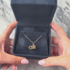 Vintage 14k Yellow Gold Black Glass Adorable Functioning Jack-In-The-Box Charm / Pendant - Video showing the piece