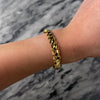 Vintage Italian 14k Yellow & White Gold Bracelet - Video showing the piece