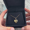 Vintage 14k Yellow Gold Diamond Dainty Star-Set Heart Locket Charm / Pendant - Video showing the piece