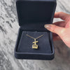 Vintage 14k Yellow Gold Gondola Lift Charm / Pendant - Video showing the piece