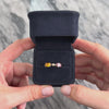 Estate 14k Yellow Gold 1.02ct Citrine .81ct Pink Garnet Diamond Funky Ring - Video showing the piece