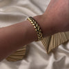 Vintage 14k Yellow Gold Chevron Link Bracelet - Video showing the piece