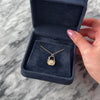 Antique Victorian 9k Yellow Gold Diamond Pearl Adorable Floriform Padlock Charm / Pendant - Video showing the piece