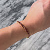 Vintage 14k Yellow Gold 4.55cttw Ruby Line / Tennis Bracelet - Video showing the piece