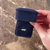 Vintage 14k Yellow Gold & 18k White Gold Old Mine Cut Diamond Sweeping Toi Et Moi Bypass Ring - Video showing the piece