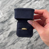 Antique 14k Yellow Gold Old Mine Cut Diamond Green Garnet Bright Ruffled Line Ring - Video showing the piece