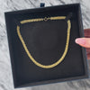 Vintage Italian 14k Yellow Gold Classic Braided Chain Necklace - Video showing the piece