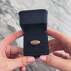 Vintage Substantial 14k Yellow Gold .96cttw Chocolate Diamond Pave Almond Ring - Video showing the piece