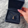 Antique 10k Rosy Yellow Gold Amethyst Bright Swirling Charm / Pendant - Video showing the piece