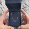 Estate German 18k Yellow Gold 2.2mm Chich Oval Cable Chain - Video showing the piece