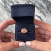 Vintage 14k Yellow Gold 1.04cttw Pink Tourmaline Fabulous Grid Cushion Ring - Video showing the piece