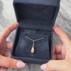 Antique Art Nouveau 14k Yellow Gold Old Mine Cut Diamond Ornate Textured Drop Pendant - Video showing the piece