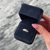 Antique Art Deco Platinum Old European Cut Diamond Blossom Detail Square-Set Ring - Video showing the piece