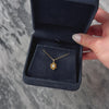 Vintage 14k Yellow Gold Opal Flourish Pendant - Video showing the piece