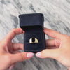 Vintage 14k Yellow Gold 1.56ct Onyx Bold Ribbed Shoulder Signet Ring - Video showing the piece