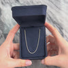 Vintage Yuri Ichihashi Platinum Glittering Twisting Box 1.6mm Chain - Video showing the piece