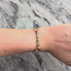 Antique 14k Yellow Gold Decorative Enamel Bracelet - Video showing the piece