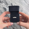 Estate Platinum [Custom Carat] Glittering Infinity Crossover Band Ring - Video showing the piece
