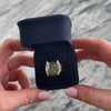 Vintage 10k Yellow Gold 9.69ct Hematite Heavy Intaglio Soldier Signet Ring - Video showing the piece
