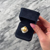 Vintage 18k Yellow Gold Golden Pearl 1.34cttw Diamond Oversized Exceptional Ballerina Halo Cocktail Ring - Video showing the piece