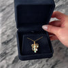 Vintage 14k Yellow Gold 1.75ct Opal Dazzling Cluster Pendant - Video showing the piece