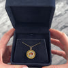 Antique Rare 14k & 18k Yellow Gold Incredible Floral Micromosaic Pendant - Video showing the piece