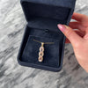 Estate Lance Fischer 14k Yellow Gold 4.19cttw Morganite Diamond Dazzling Oval Trio Enhancer Pendant - Video showing the piece