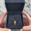 Vintage 14k Yellow Gold 1.27ct Fire Agate Organic Framed Cabochon Pendant - Video showing the piece