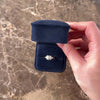 Vintage 14k Yellow & White Gold Diamond Square Illusion Cluster Ring 5.50