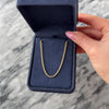 Vintage 14k Yellow Gold 1.9mm Ribbed Box Chain - Video showing the piece