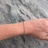 Vintage Italian 10k & 14k Yellow Gold Sleek Diamond-Cut Cable Link Bracelet - Video showing the piece