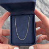 Estate 14k White Gold Flashing Cable 1.5mm Chain - Video showing the piece