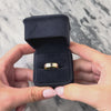 Vintage Heavy 18k Yellow Gold & Platinum Classic Band Ring 8.00