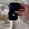 Vintage 10k Yellow Gold 1.51ct Topaz Diamond Asymmetric Waterfall Ring - Video showing the piece