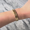 Vintage 14k Yellow Gold Greek Key Bracelet - Video showing the piece