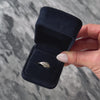 Antique 18k White Gold Old Mine Diamond Art Deco Ring  - Video showing the piece