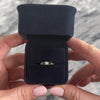 Vintage 14k Yellow Gold Blue Sapphire Diamond Elegant Tall Three-Stone Ring - Video showing the piece