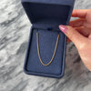 Vintage 14k Yellow Gold 1.3mm Sleek Foxtail Link Chain - Video showing the piece