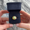 Vintage 18k Yellow Gold 2.45ct Jade Bold Braided Setting Ring - Video showing the piece