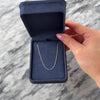 Vintage 14k White Gold 1.1mm Everyday Cable Chain - Video showing the piece