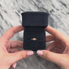 Antique Victorian 18k Rosy Yellow Gold Old Mine Cut Diamond Wonderful Flower-Set Solitaire Ring - Video showing the piece